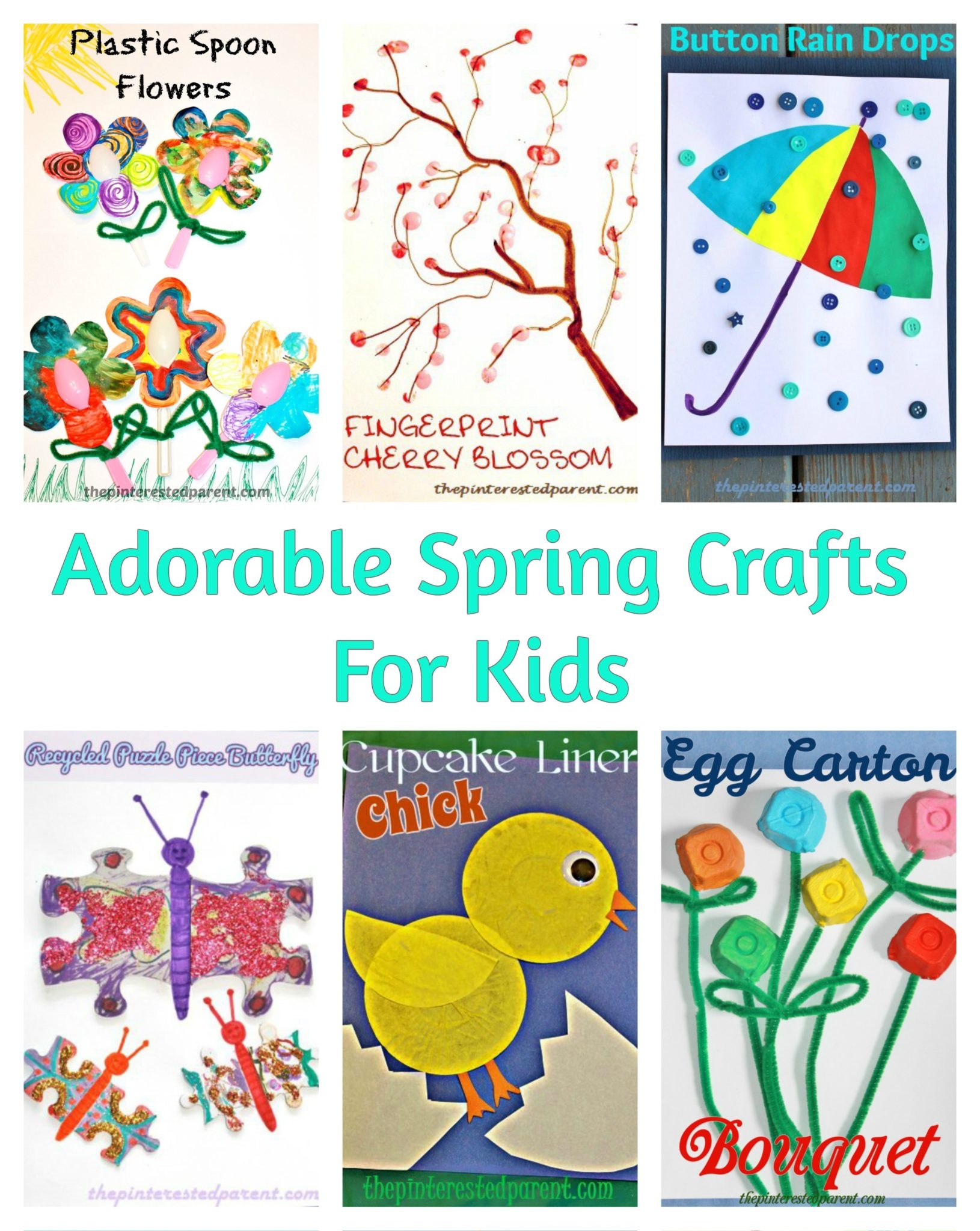 Printable Spring Crafts For Preschoolers