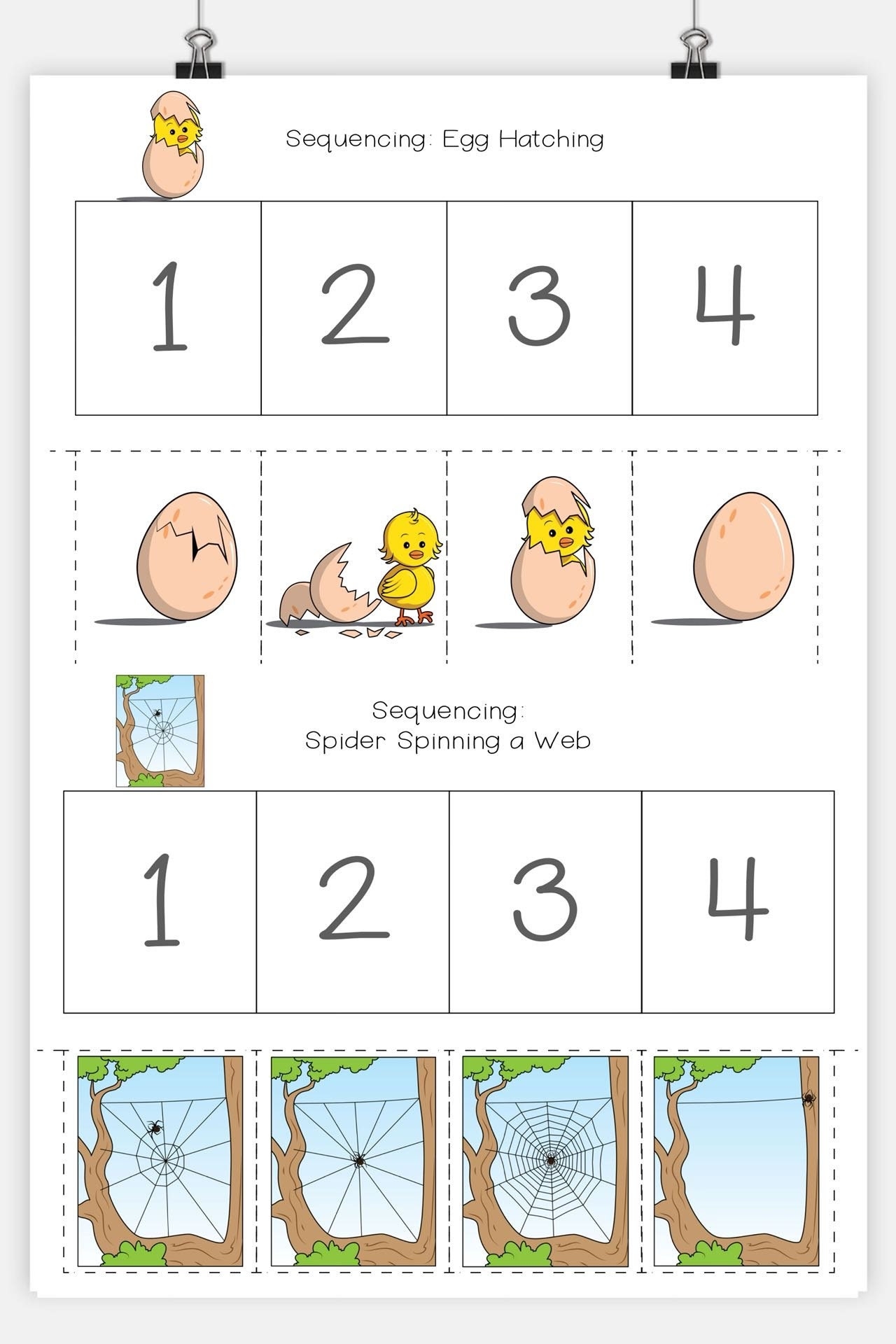 Daily Life Story Sequencing Activities For Kids 15 Educational 
