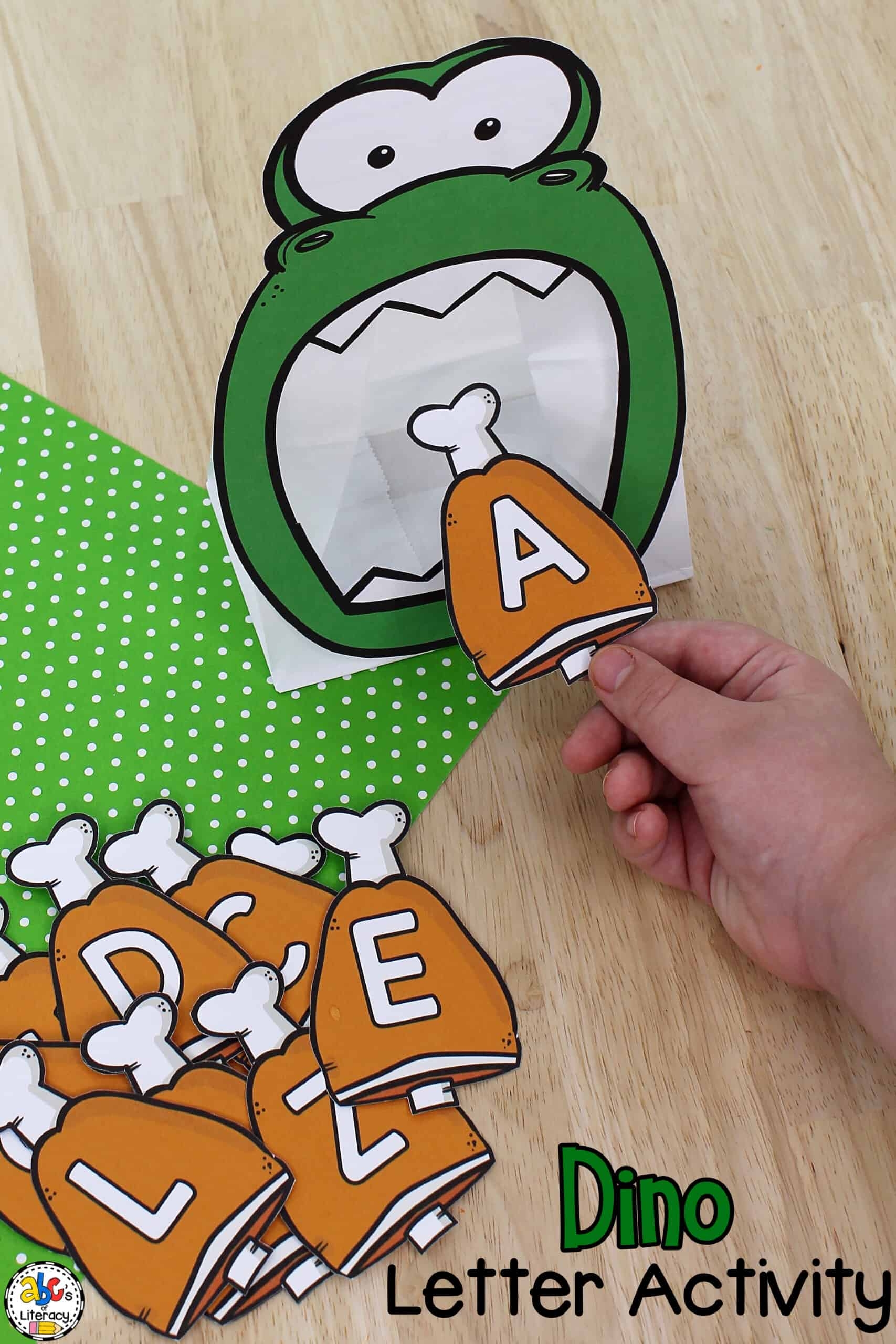 Dinosaur Letter Recognition Activity Free Printables 