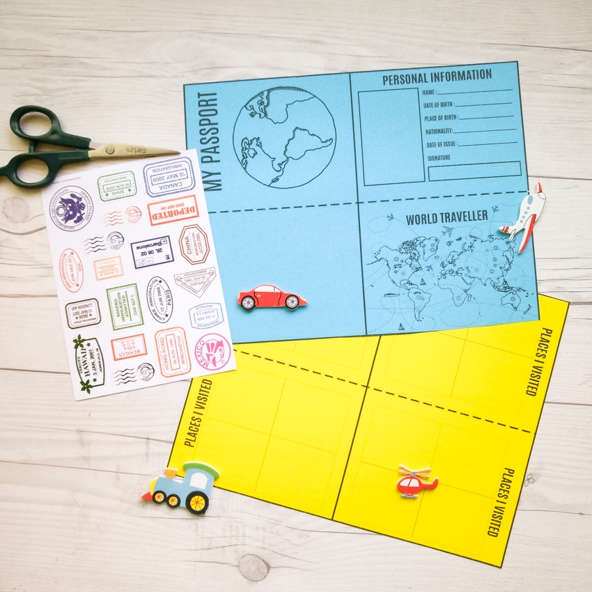 DIY Mini Passport Book Free Printable Make And Takes