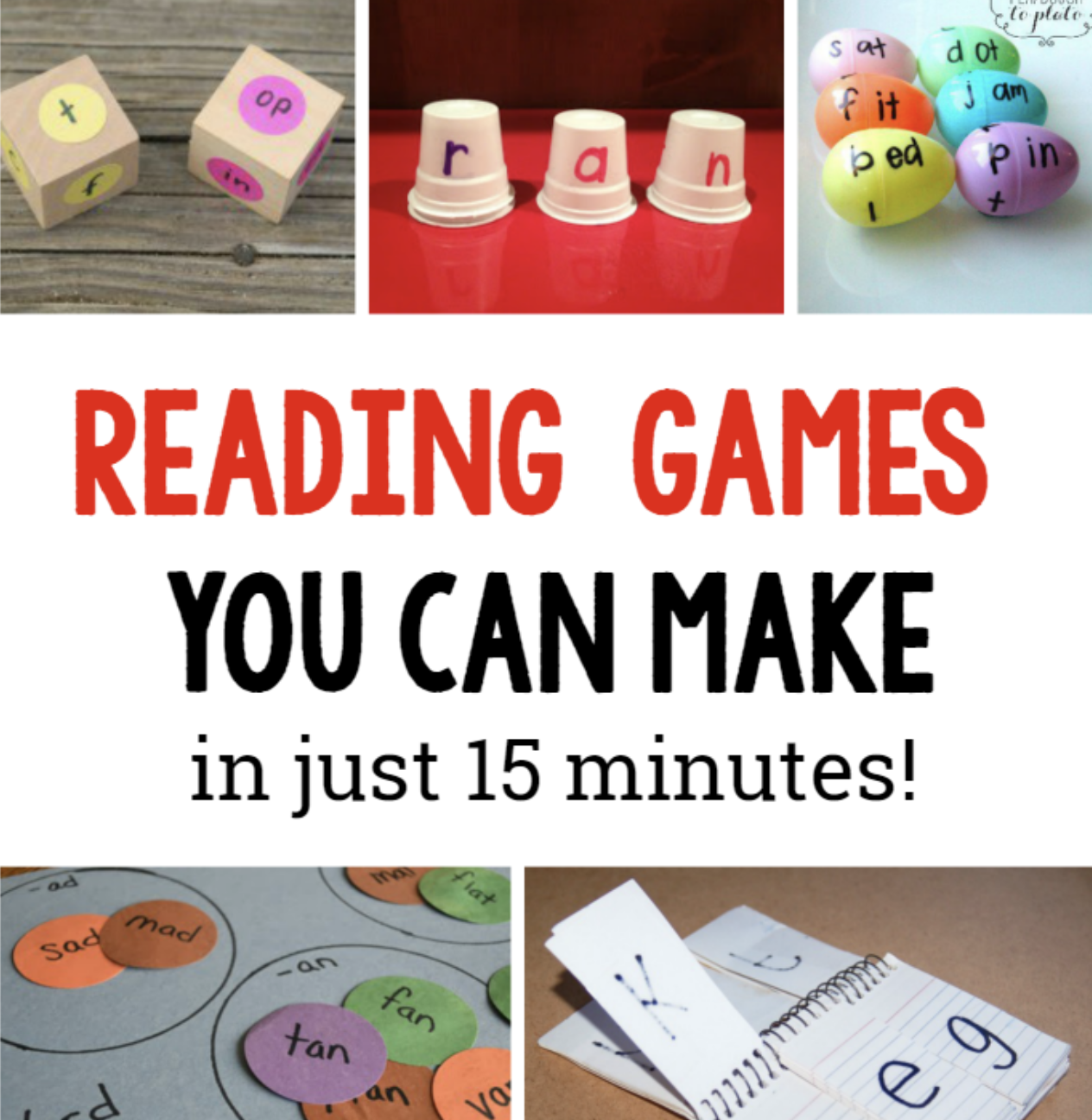 DIY Reading Games For Kids The Measured Mom
