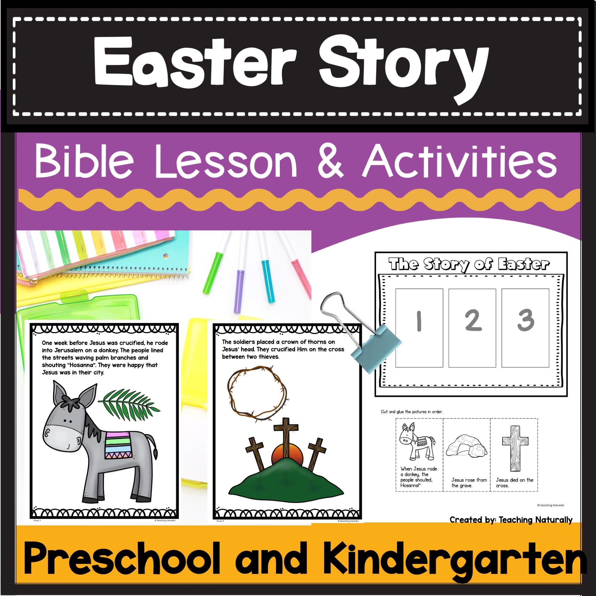 Easter Bible Lesson And Activities For Preschool U0026 Kindergarten 
