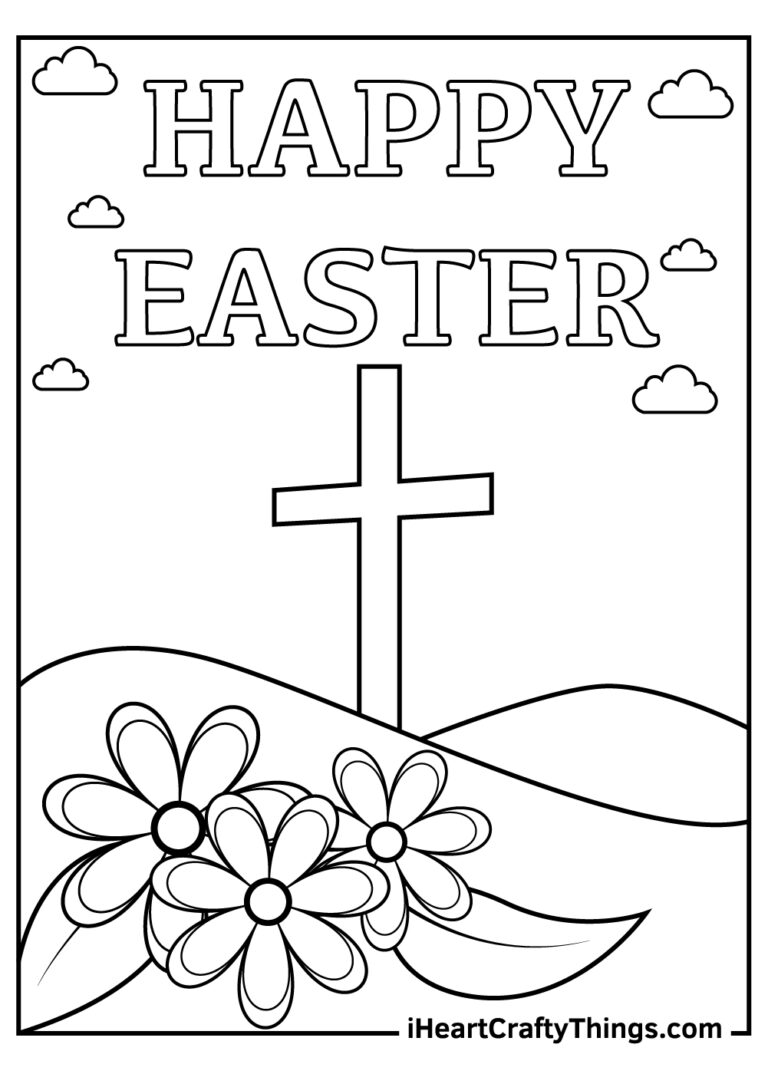 Printable Religious Preschool Easter Coloring Pages Printable