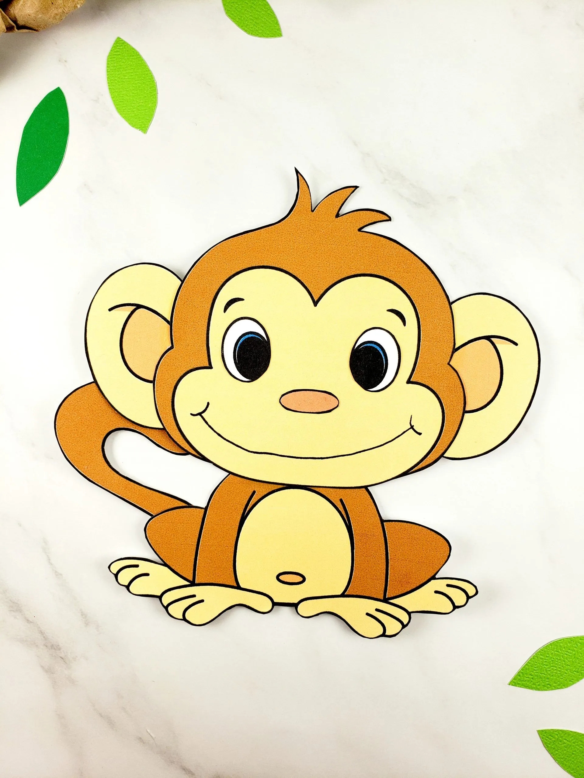 Printable Monkey Art Projects For Preschoolers