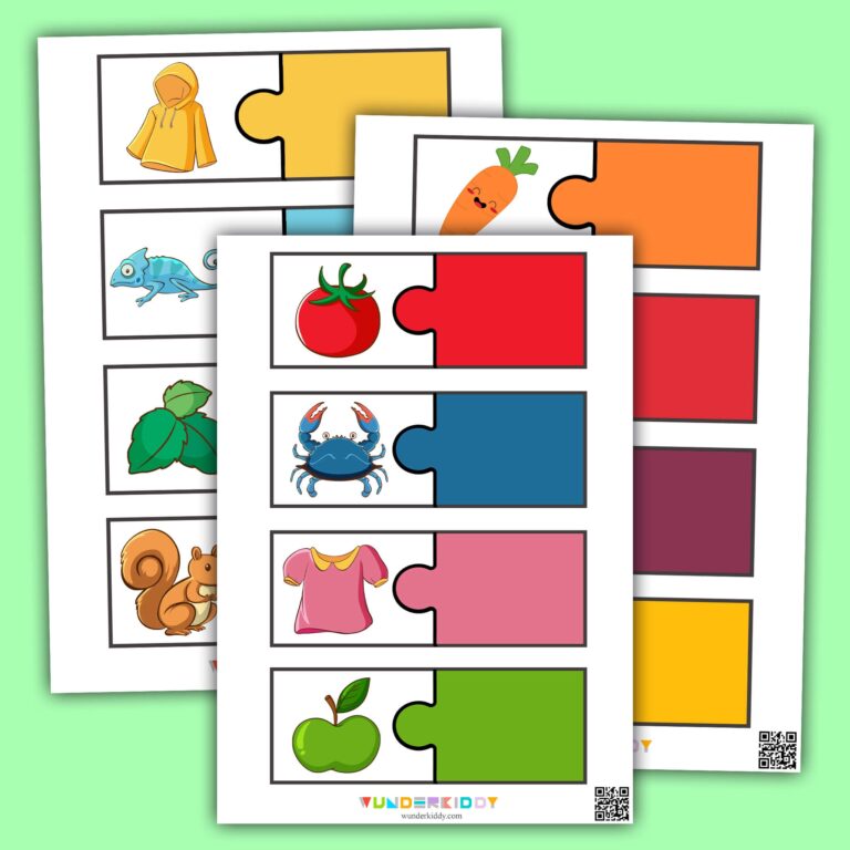 Easy Printable Jigsaw Puzzles For Kindergarten