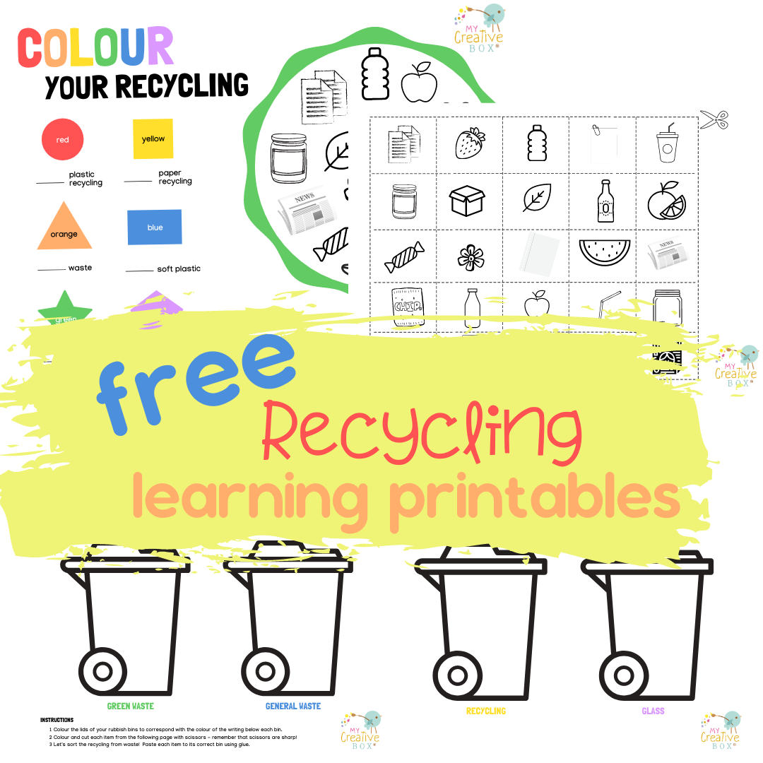 Easy Recycling Activities For Kids My Creative Box