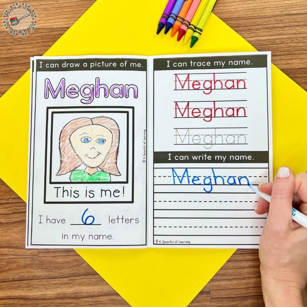 Printable Name Books For Preschoolers