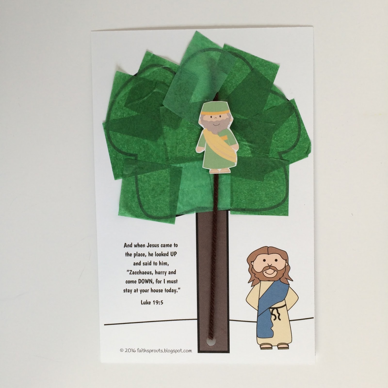 Faith Sprouts Jesus Changed Zacchaeus Heart