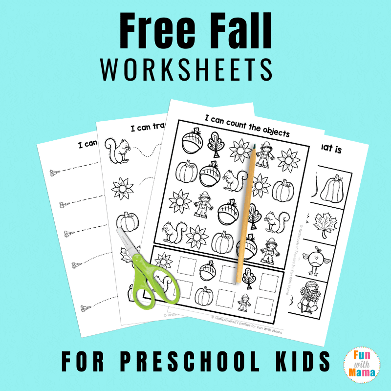 Free Printable Fall Worksheets For Preschool