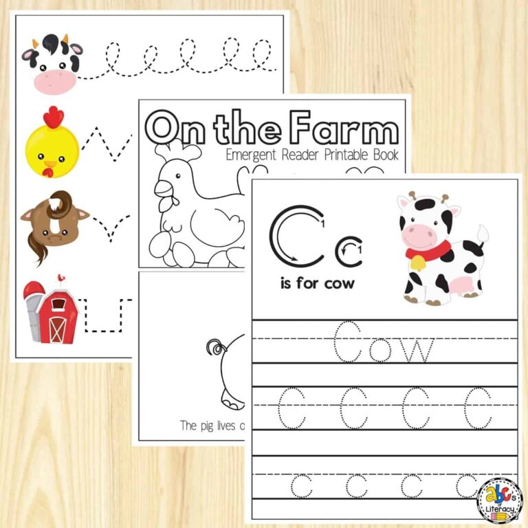 Farm Preschool Worksheets Free Printables For Preschools