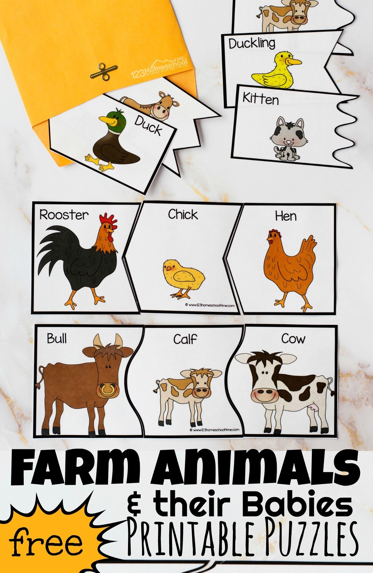 Printable Preschool Worksheets Farm Theme