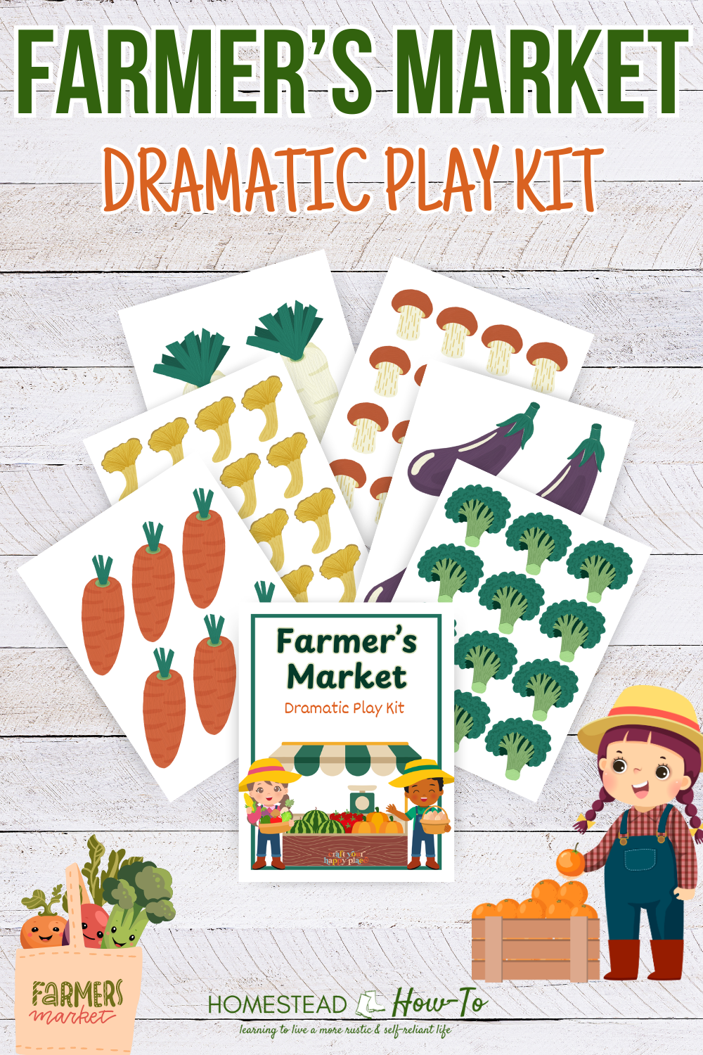 Farmer s Market Dramatic Play Kit Free Printable 