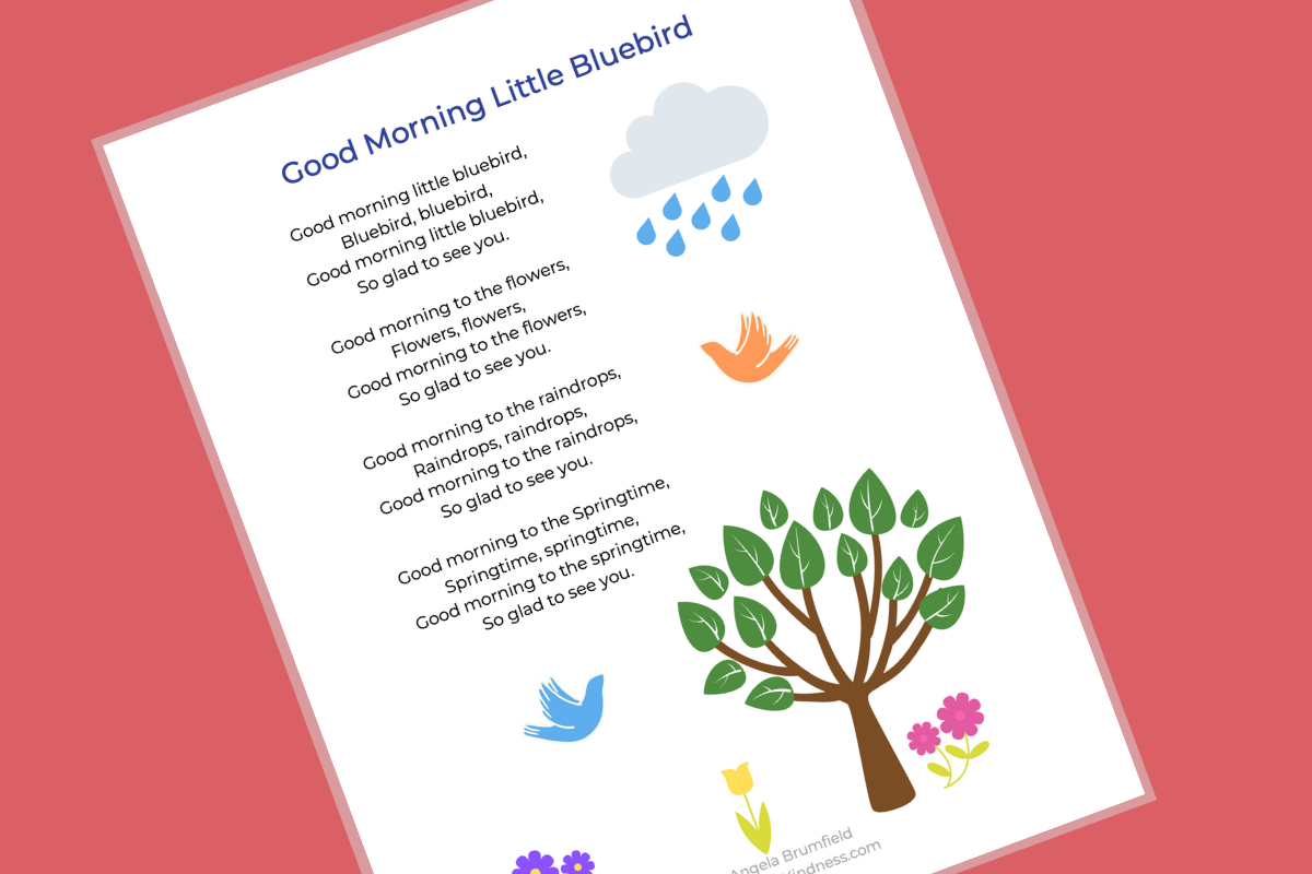 Favorite Preschool Spring Songs And Fingerplays printable Song 