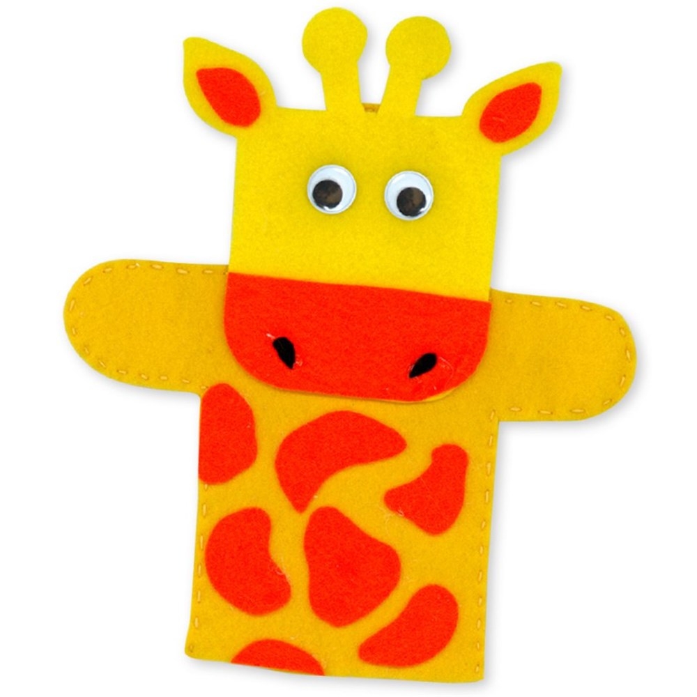 Printable Preschool Giraffe Finger Puppet Template
