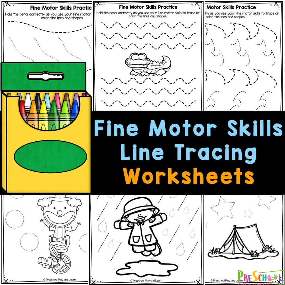 Printable Lines For Preschool