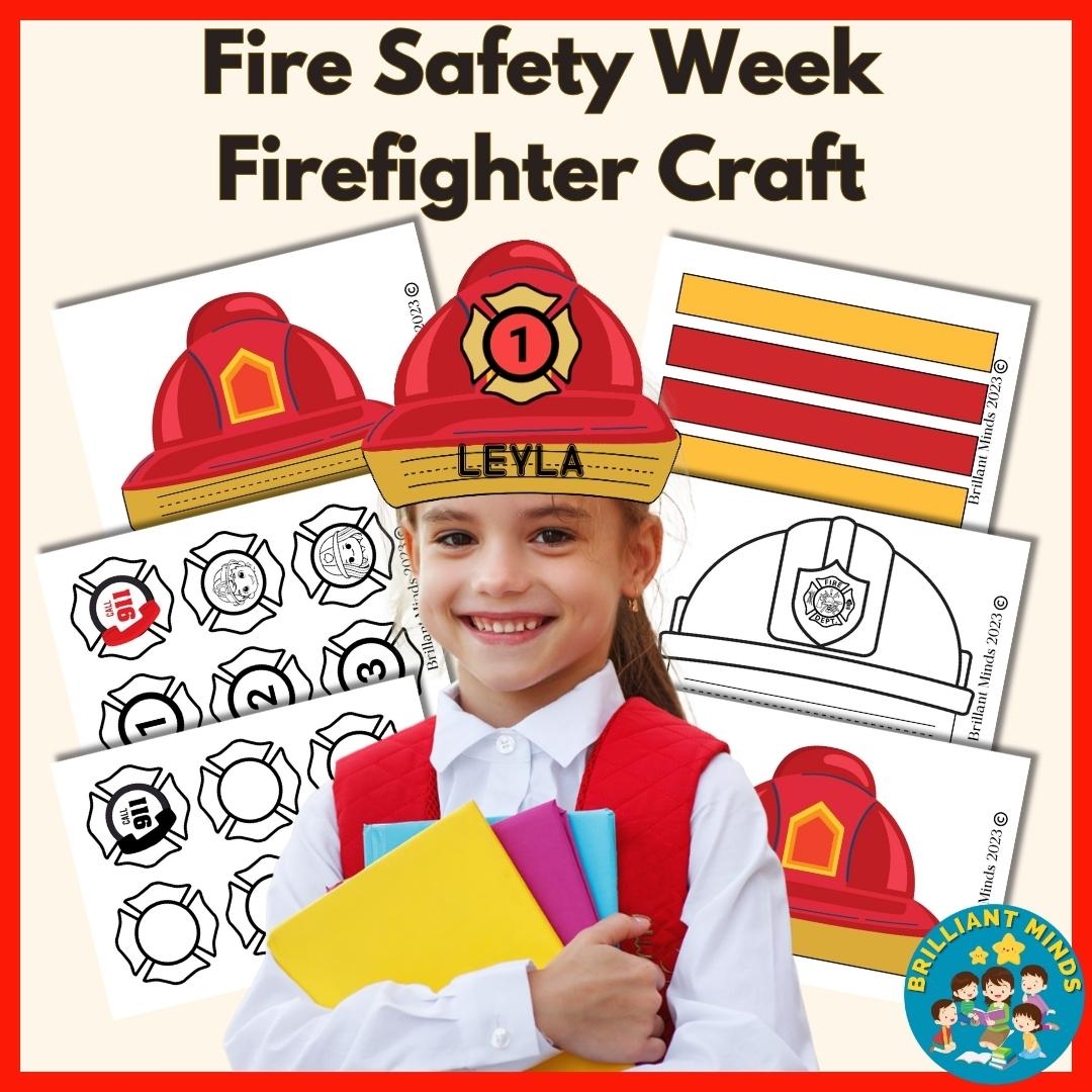 Printable Preschool Firefighter Hat