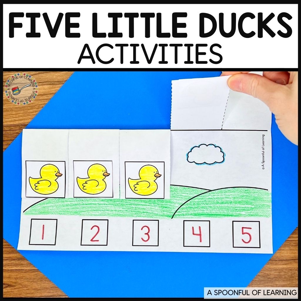 Five Little Ducks Activities For Kindergarten A Spoonful Of Learning