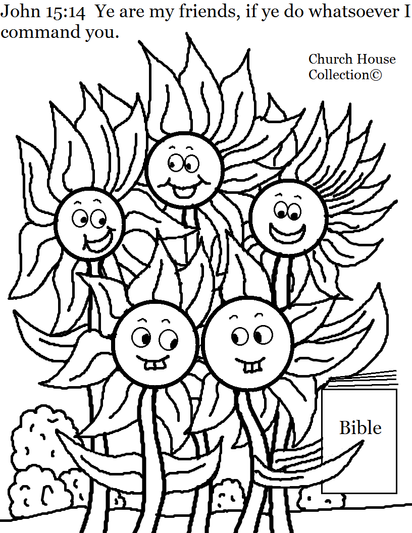 Printable Preschool Sunday School Coloring Pages