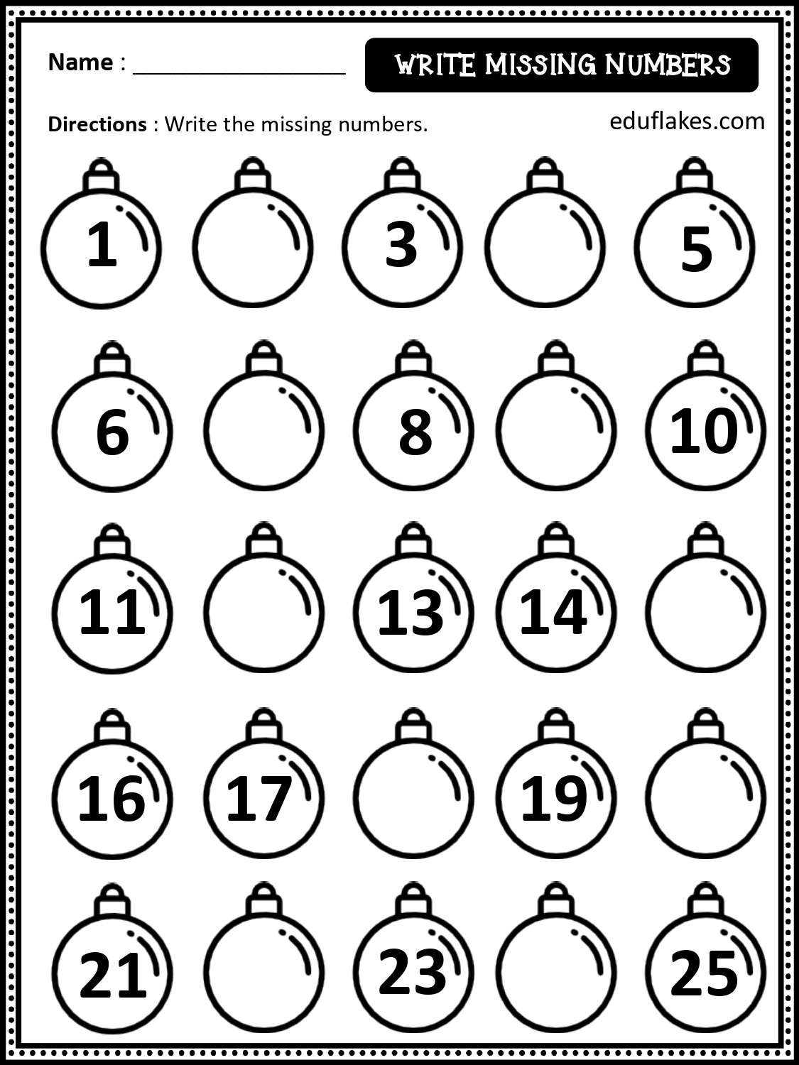 Printable Math Worksheets For Preschoolers