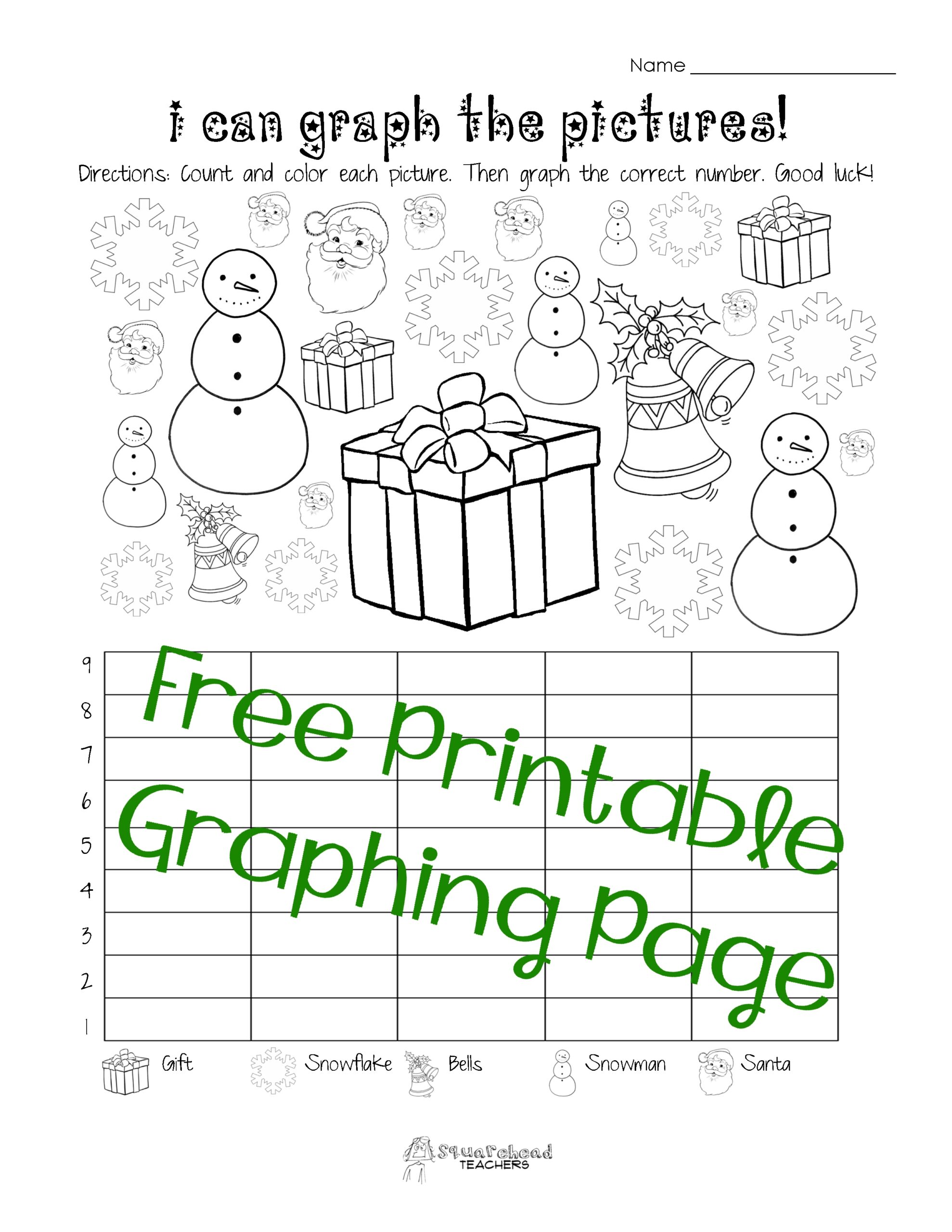 Free Printable Preschool Graphing Worksheets