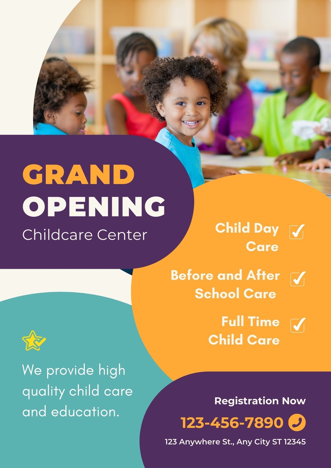 Free Custom Printable Daycare Flyer Templates Canva