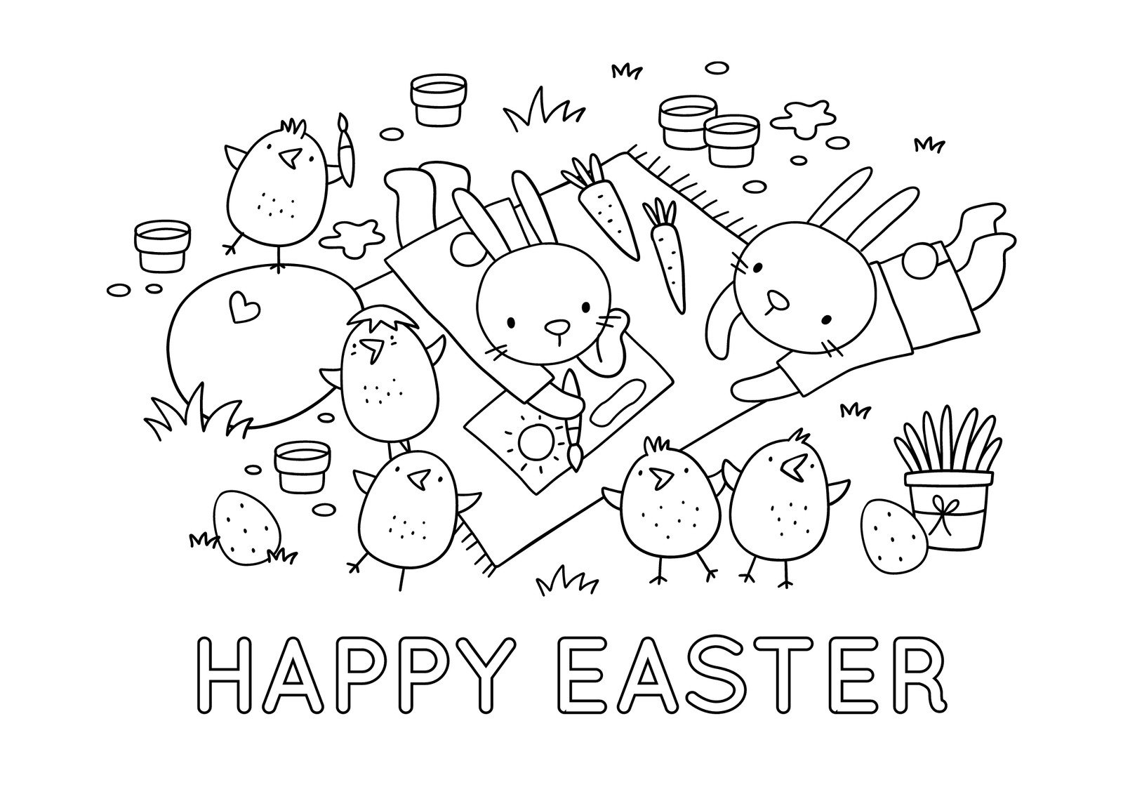 Printable Preschool Easter Worksheets