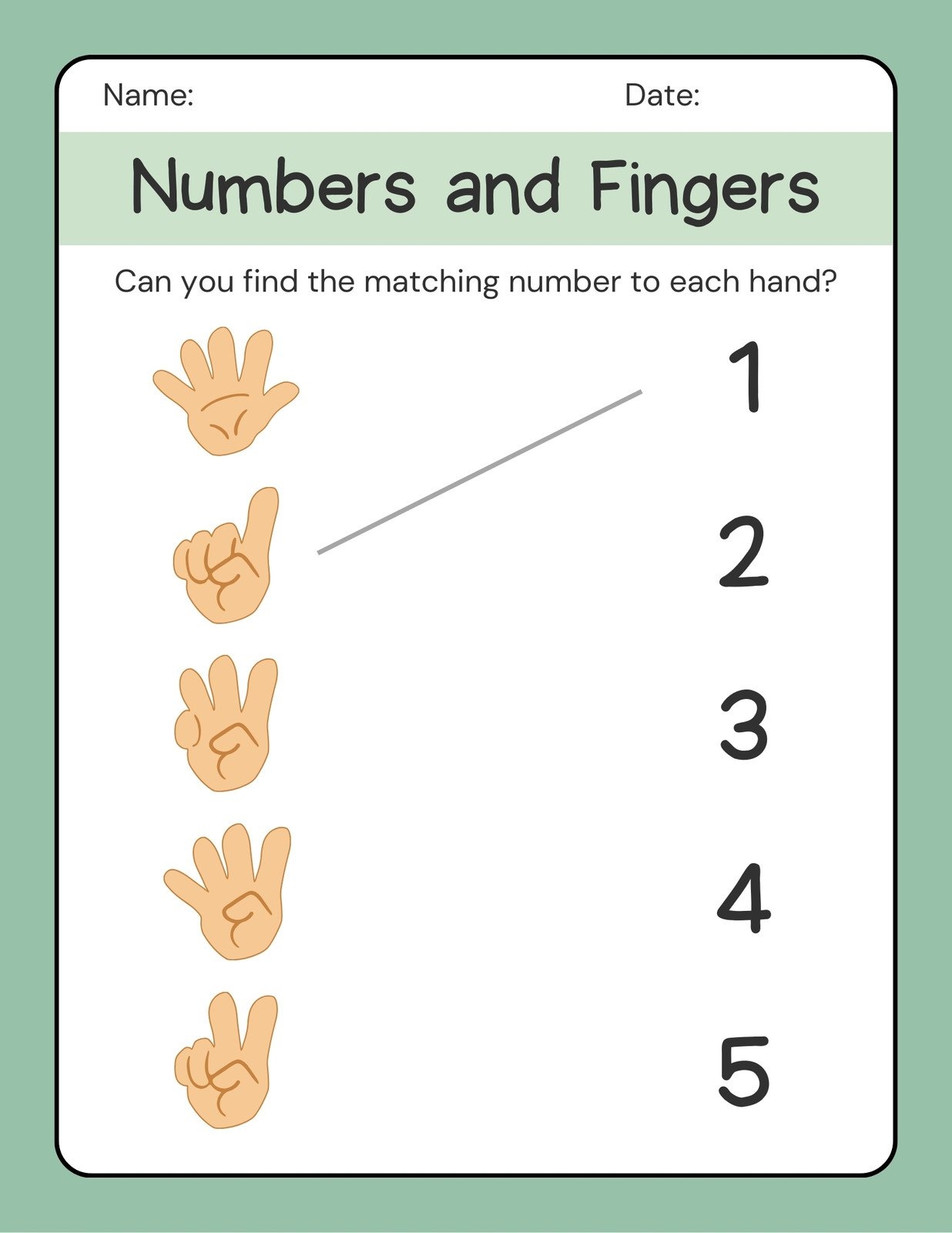 Printable Preschool Work Pages