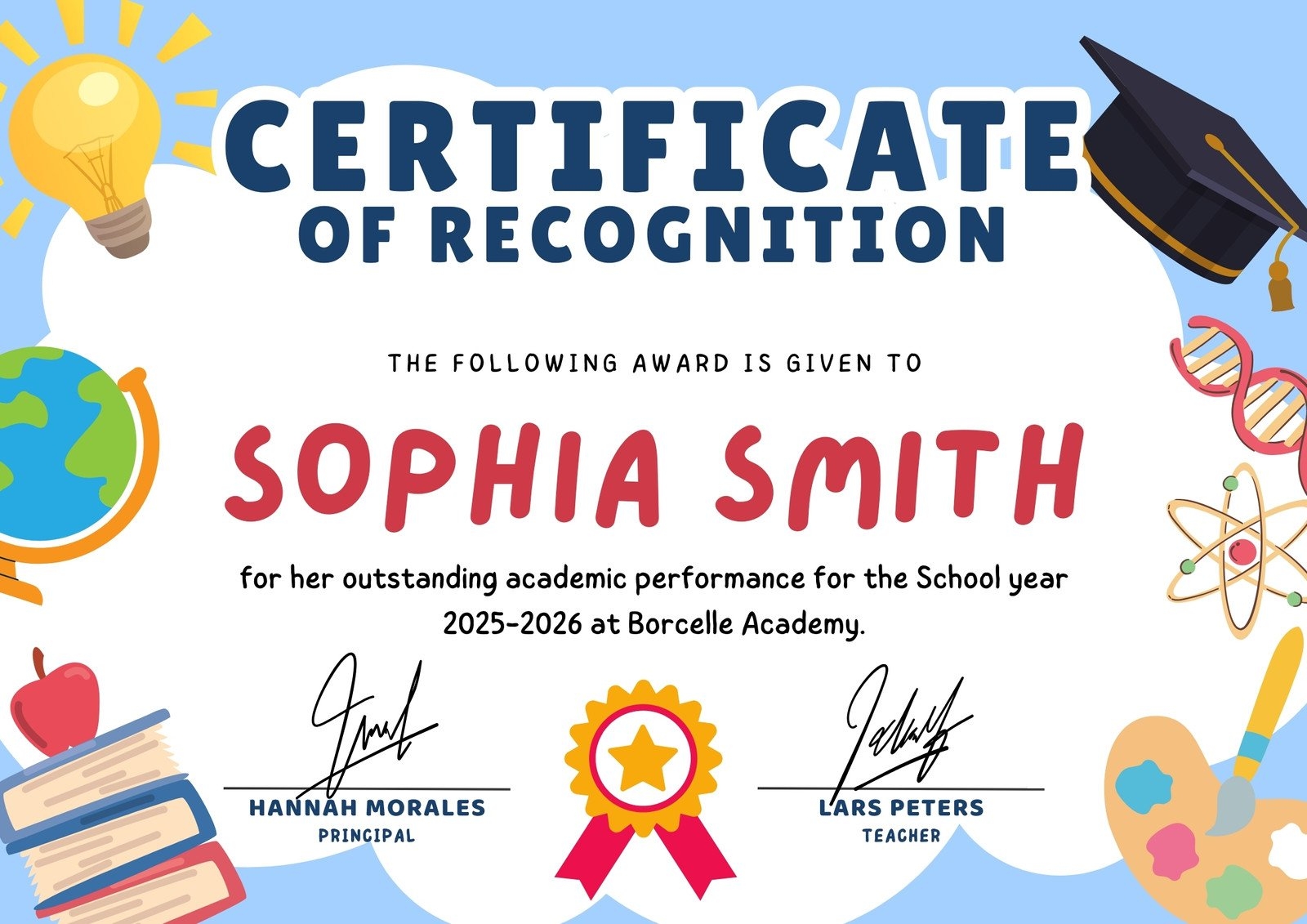 Printable Preschool Certificate