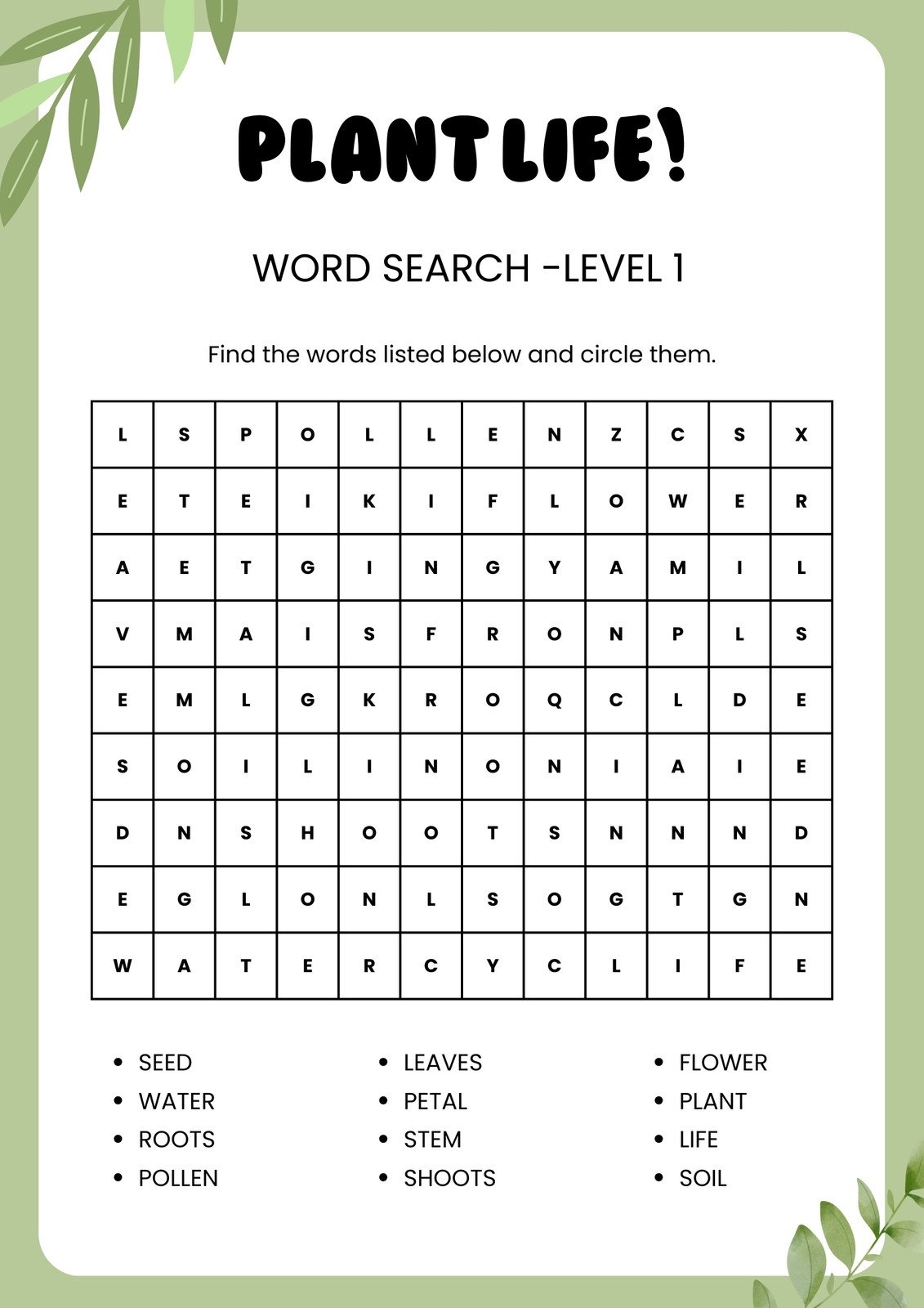 Preschool Science Worksheets Free Printables