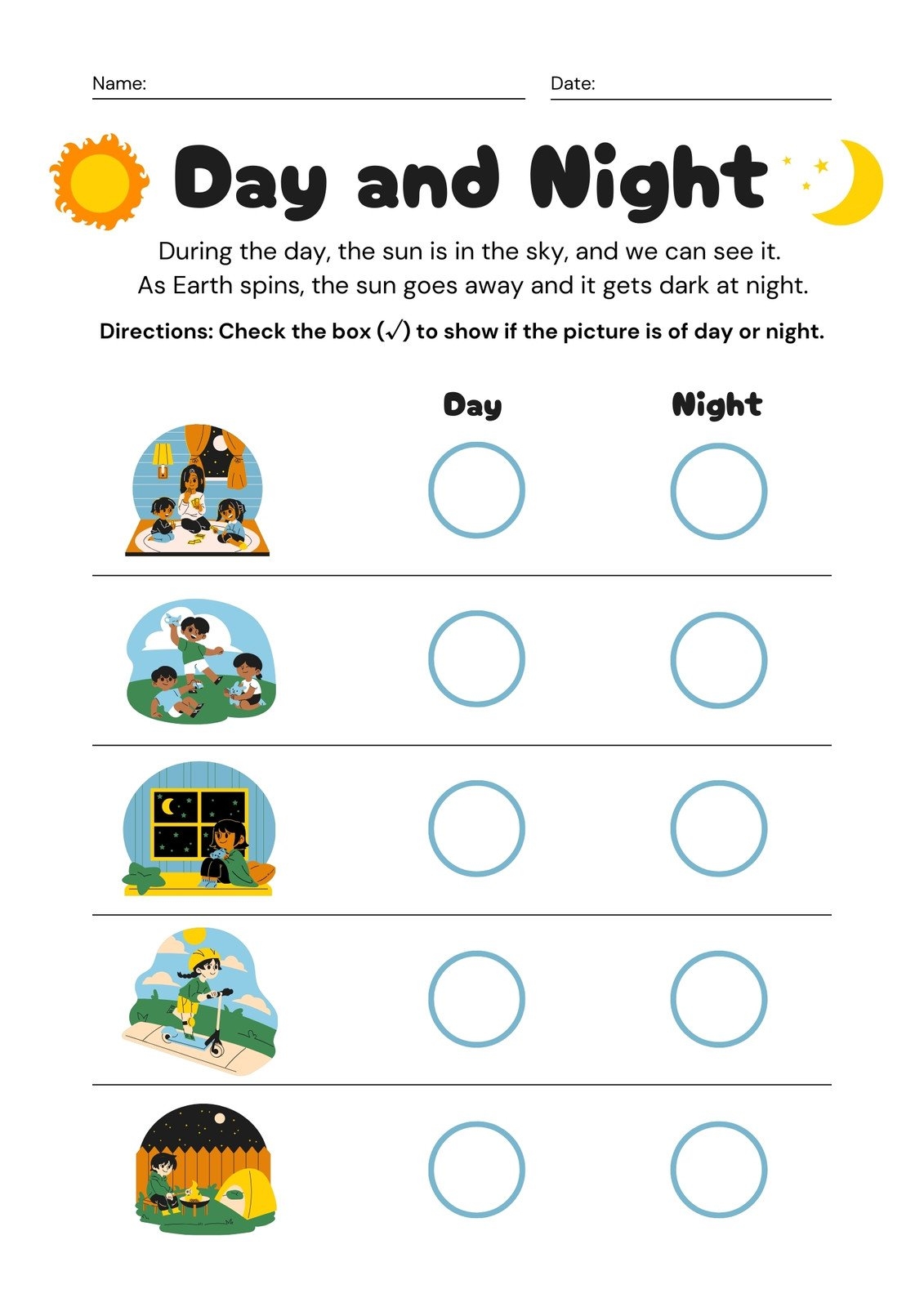 Free Custom Printable Science Worksheet Templates Canva