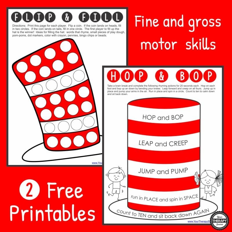 Free Printable Preschool Dr Seuss Worksheets