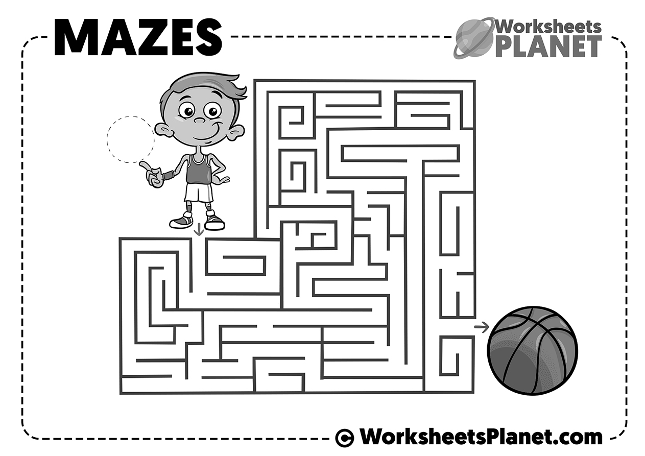 Free Easy Printable Mazes For Kids Download The FREE PACK