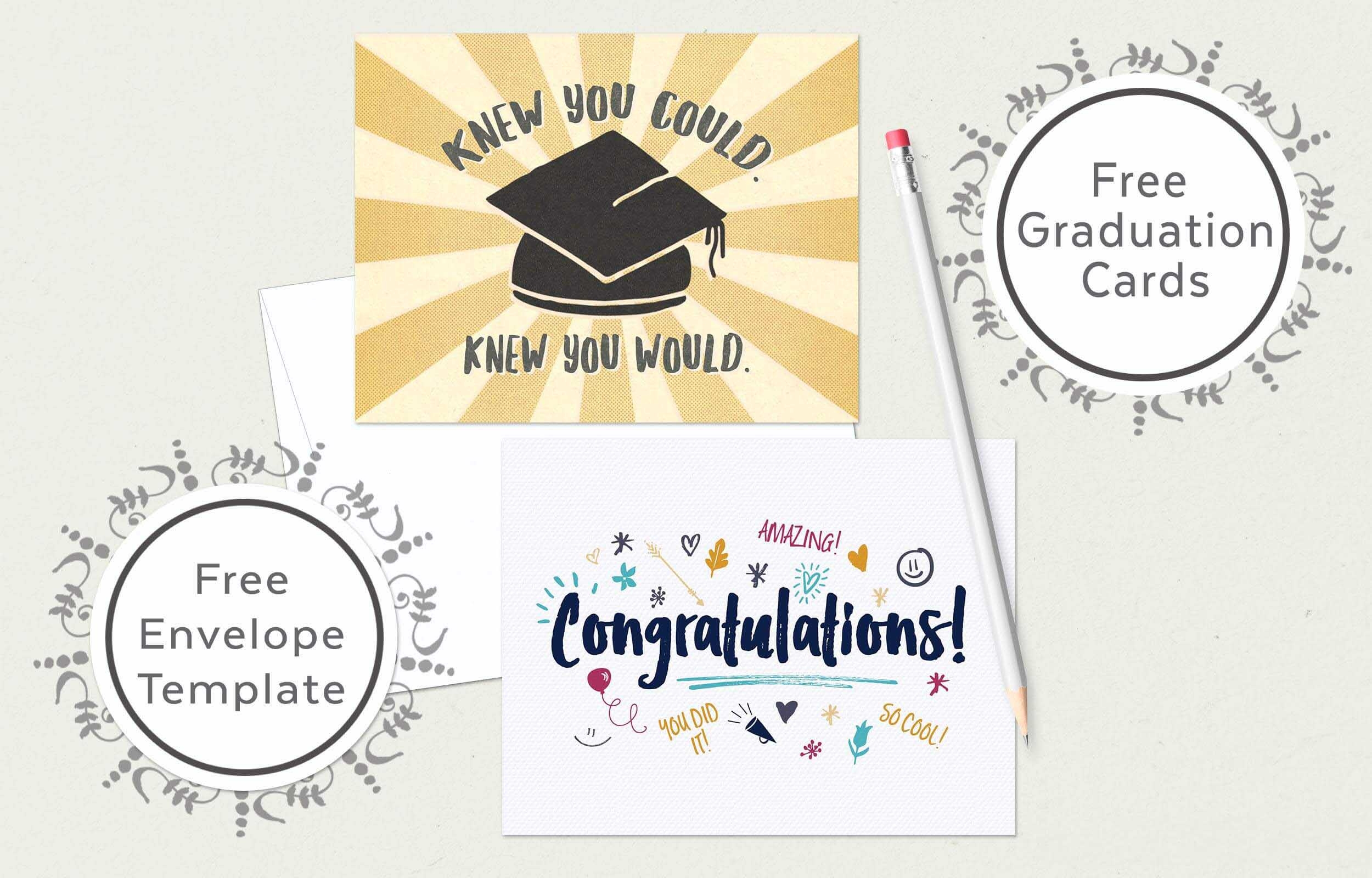 Free Graduation Cards Envelope Template Www TeepeeGirl