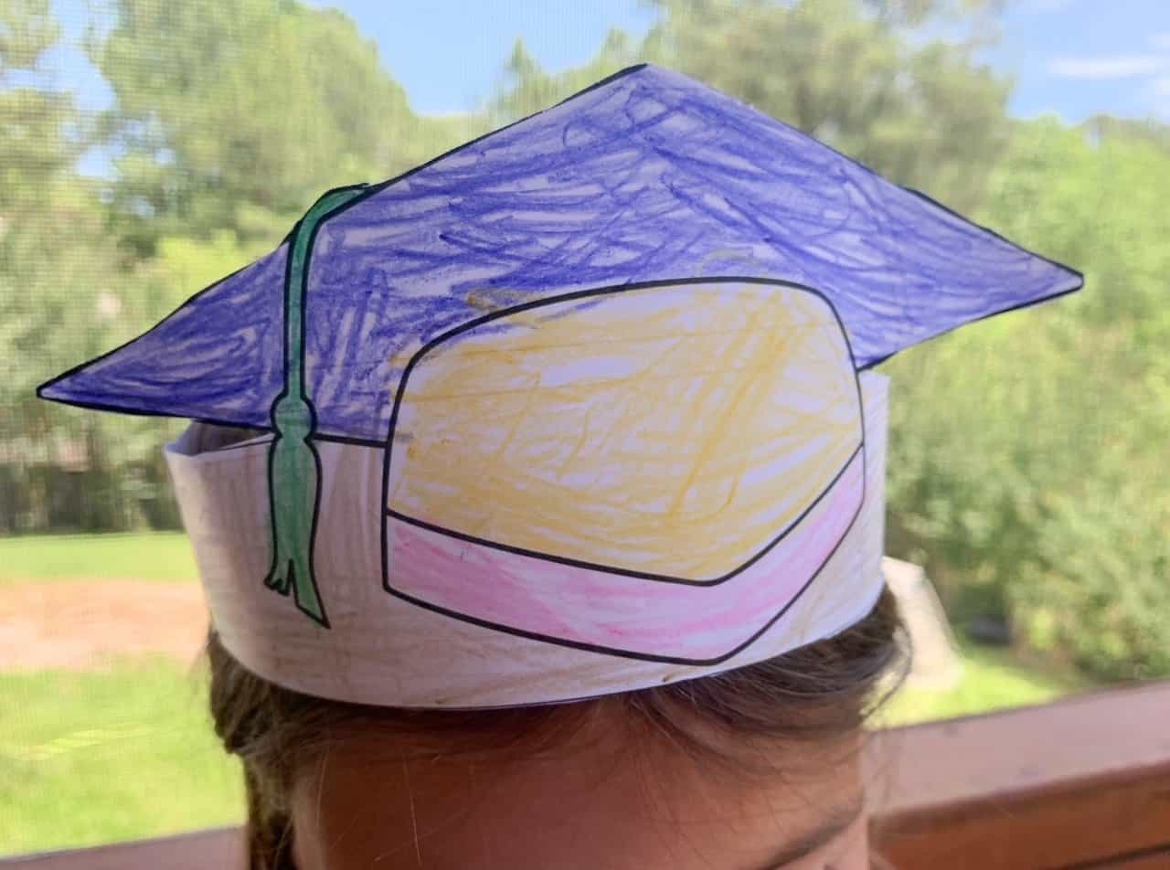 Free Graduation Hat Paper Crown Printable The Artisan Life