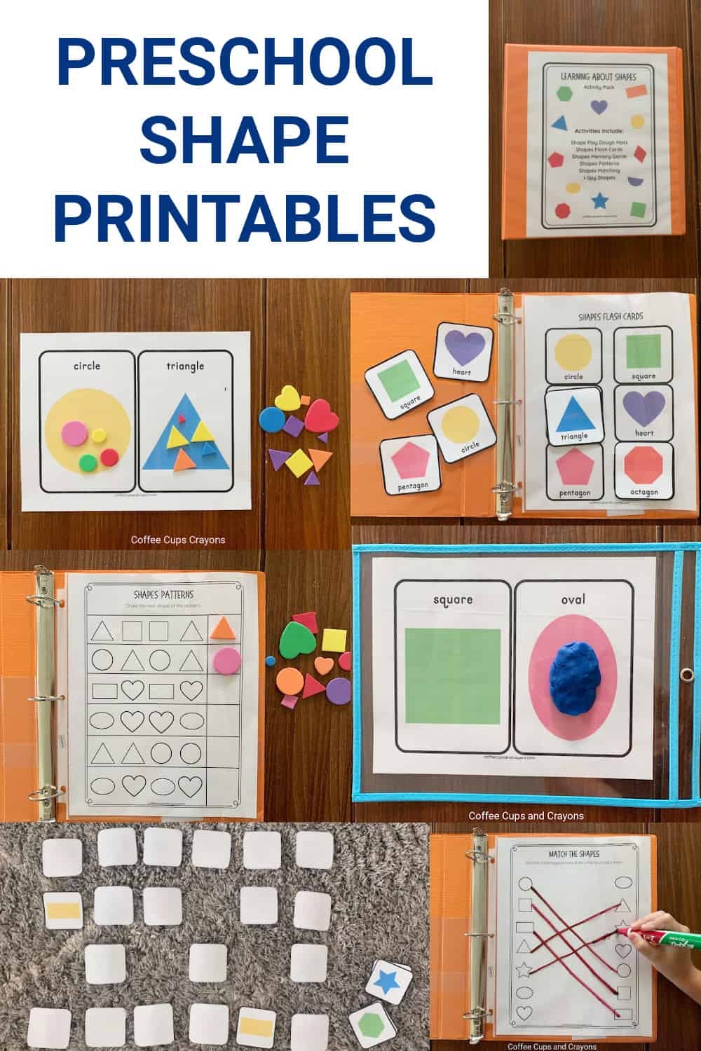 Printable Shapes Book For Preschool