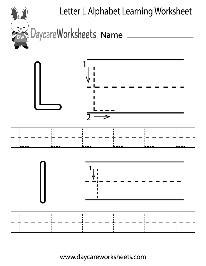 Printable Letter L Pictures For Preschool