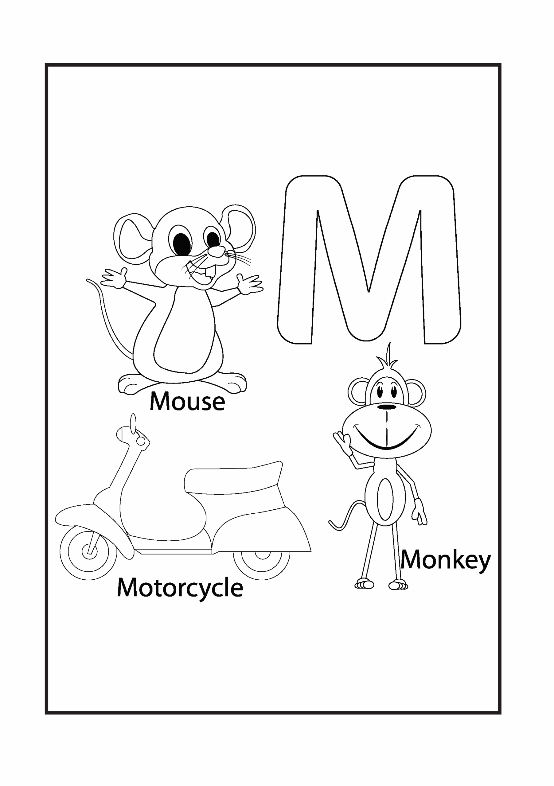Printable Letter M Worksheets For Preschool