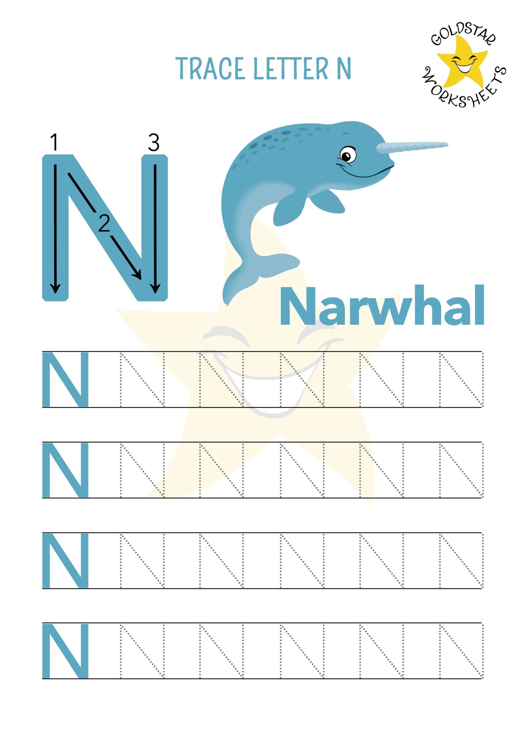 Free Letter N Tracing Worksheets Fun Designs Perfect For Preschool 