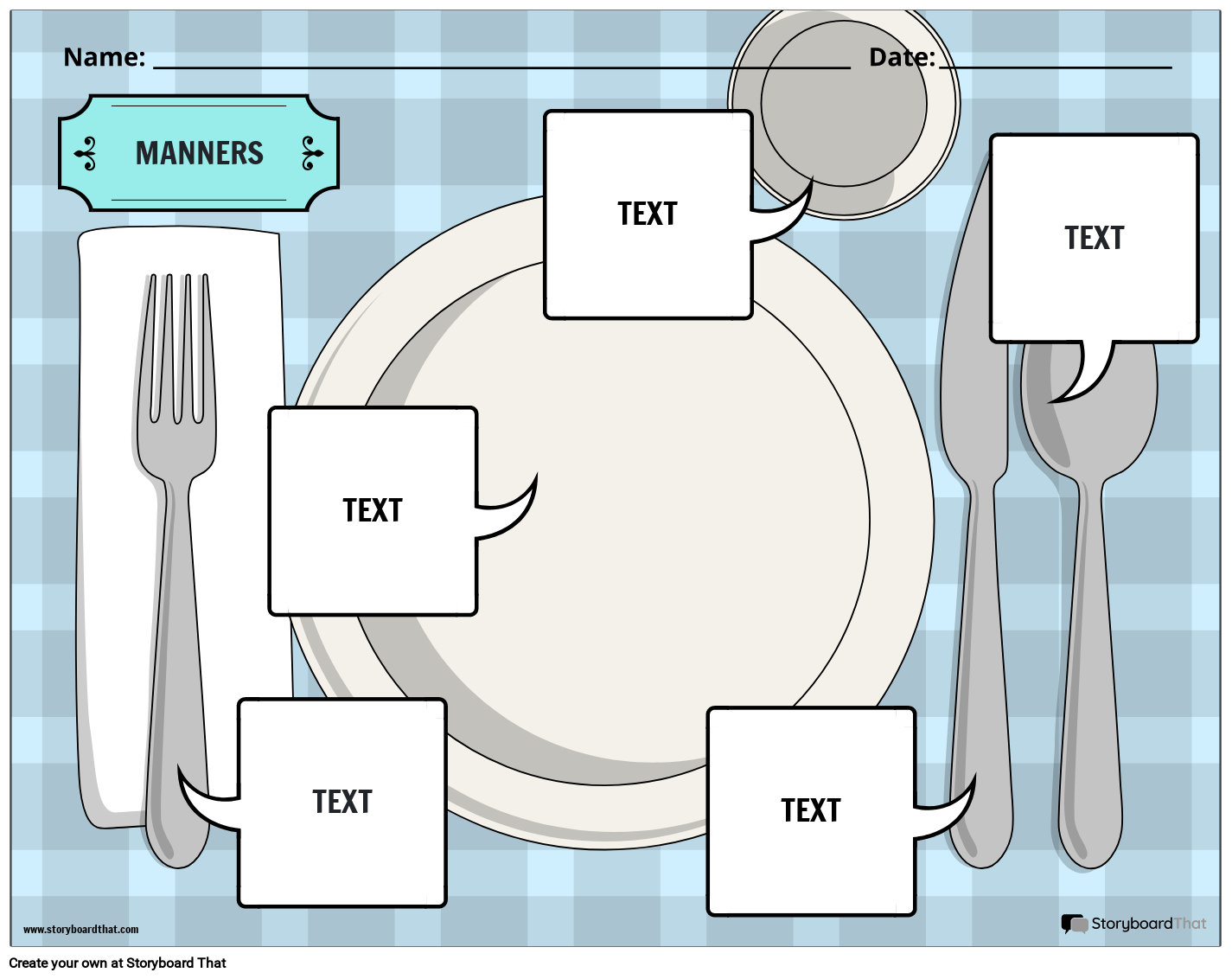 Free Manners Worksheets Editable Templates U0026 Examples