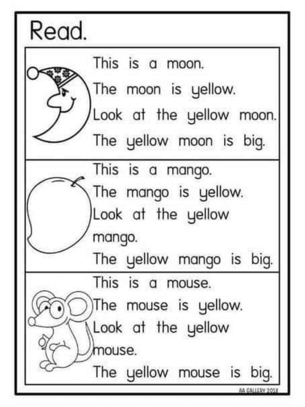 Printable Pre Reading Activities For Preschoolers