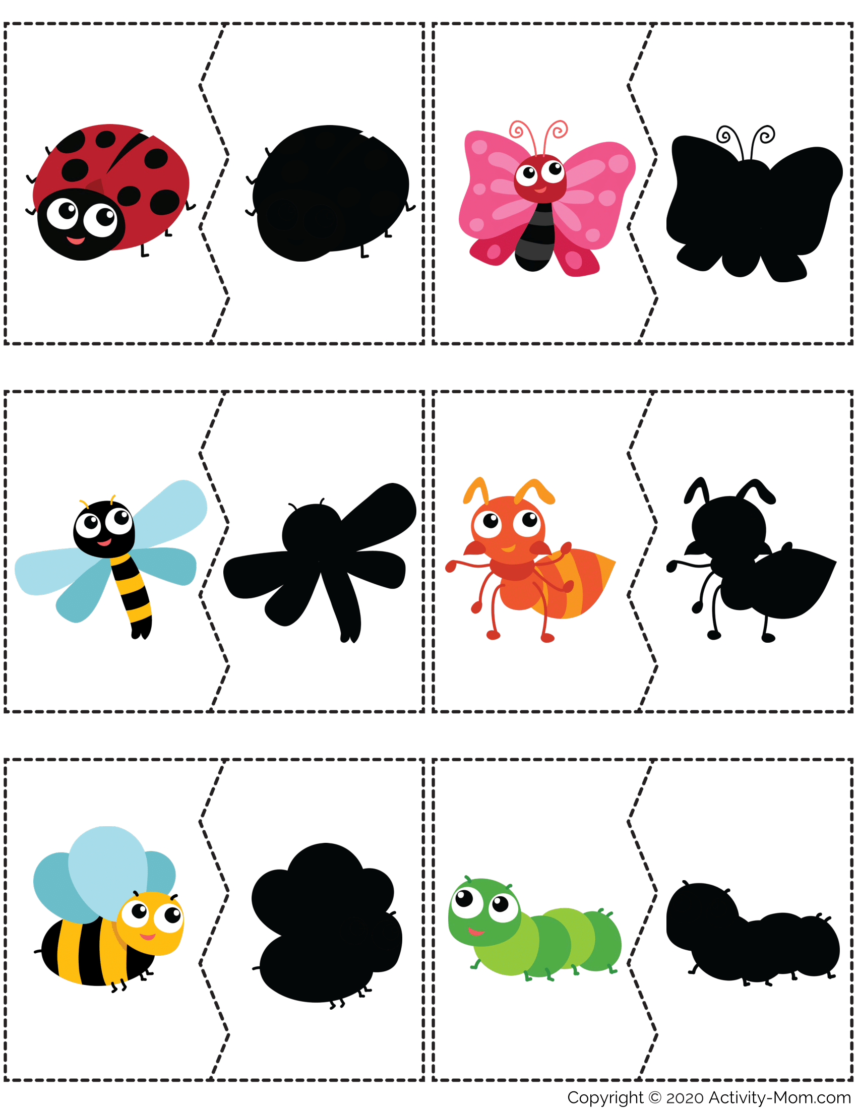 Free Preschool Insect Theme Printables And Activities The
