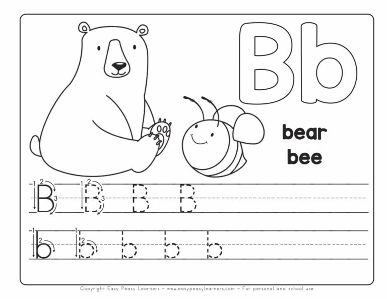 Free Printable Alphabet Book Alphabet Worksheets For Pre K And K 
