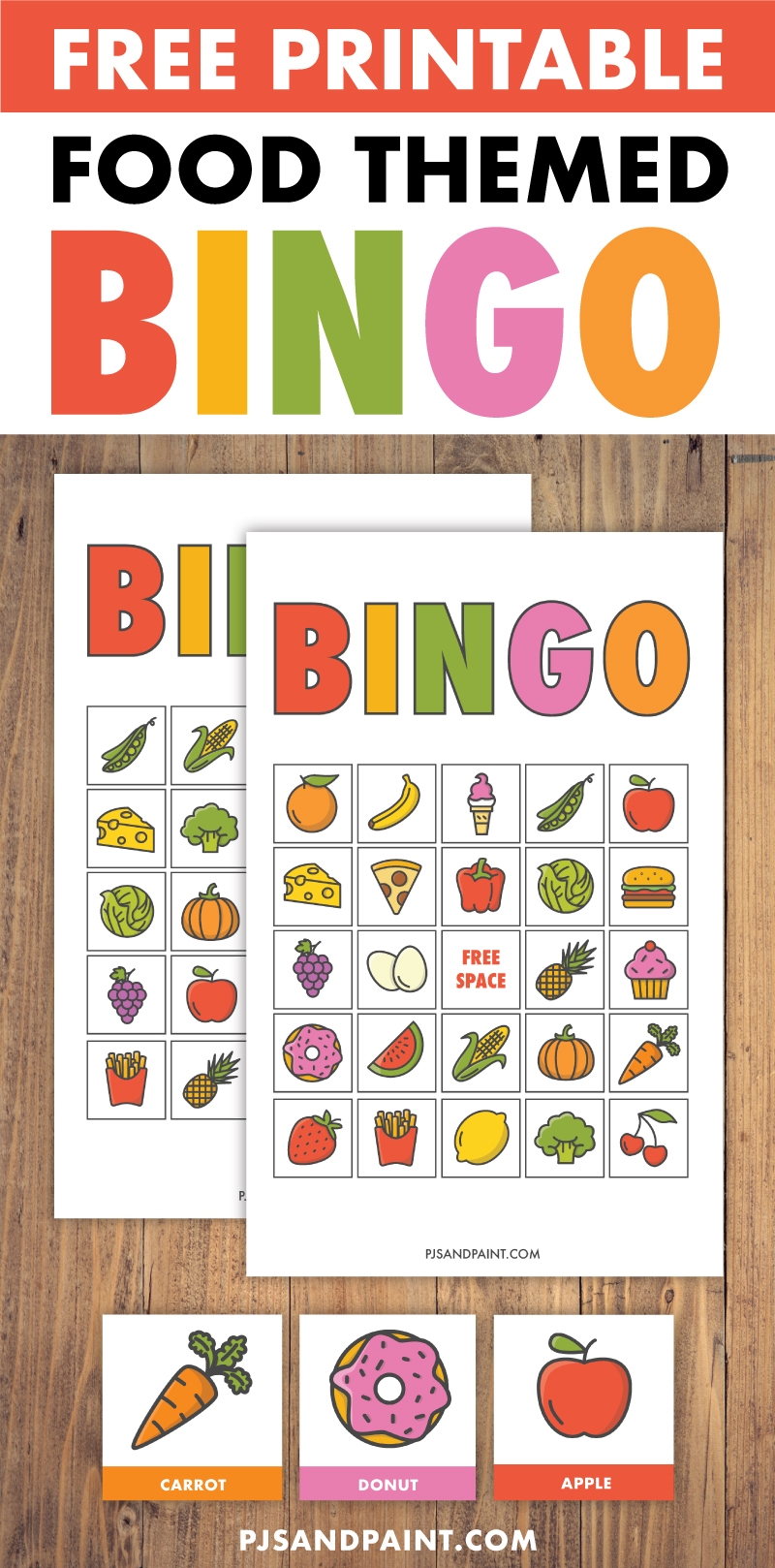 Printable Picture Bingo Cards For Preschoolers