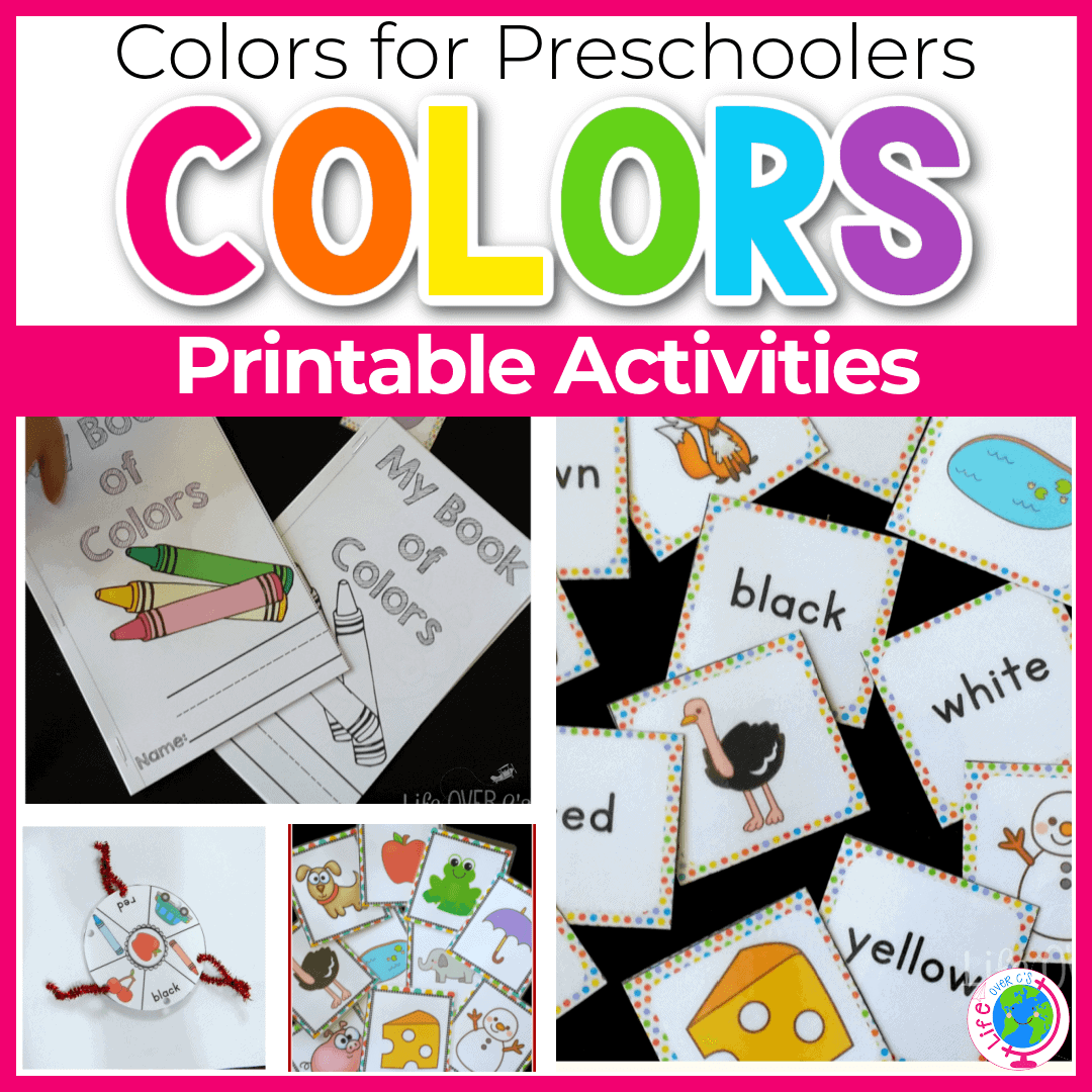 Free Printable Color Recognition Activity Pack