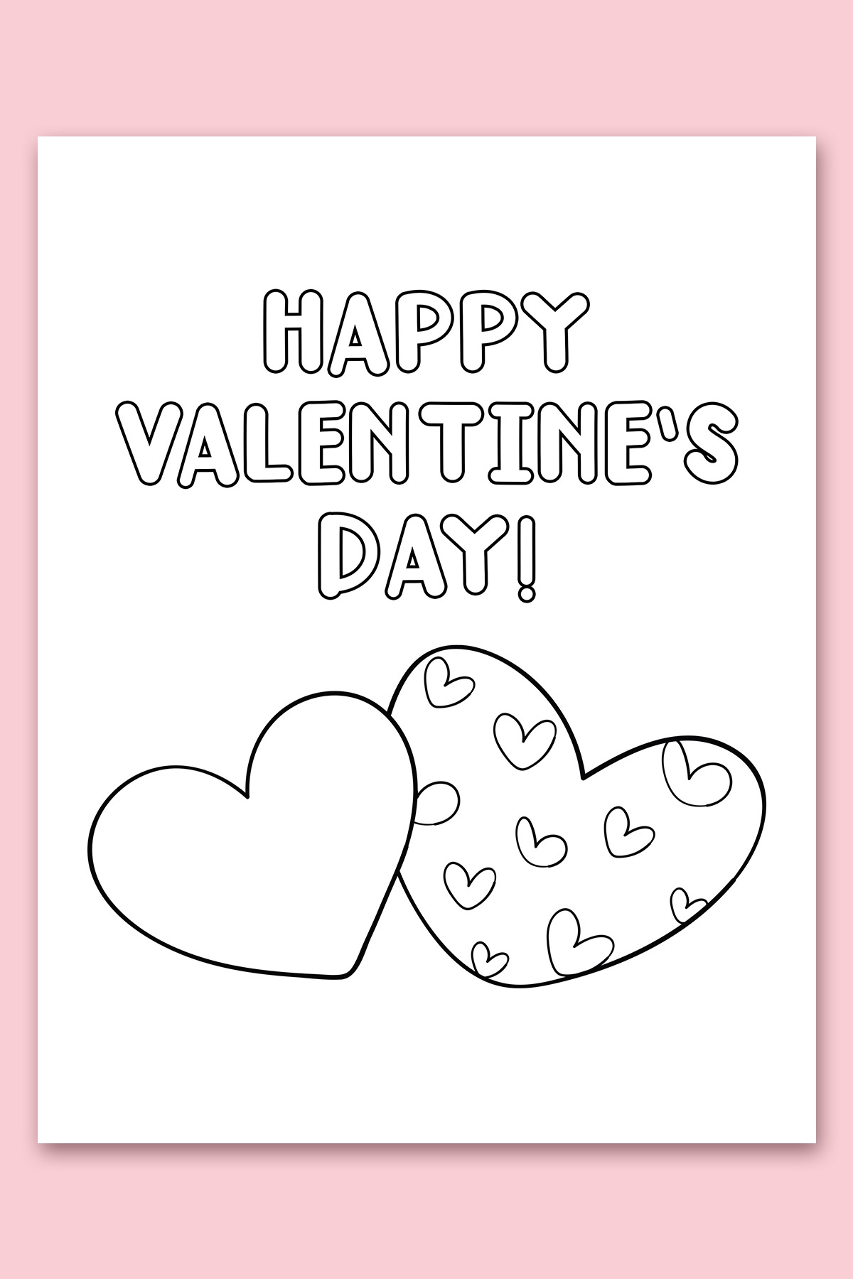 Printable Preschool Valentine Cards