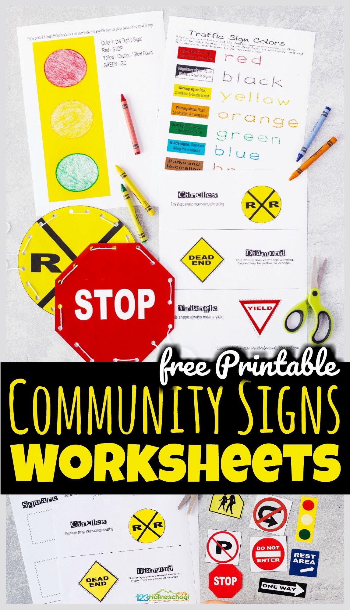 Printable Preschool Traffic Signs