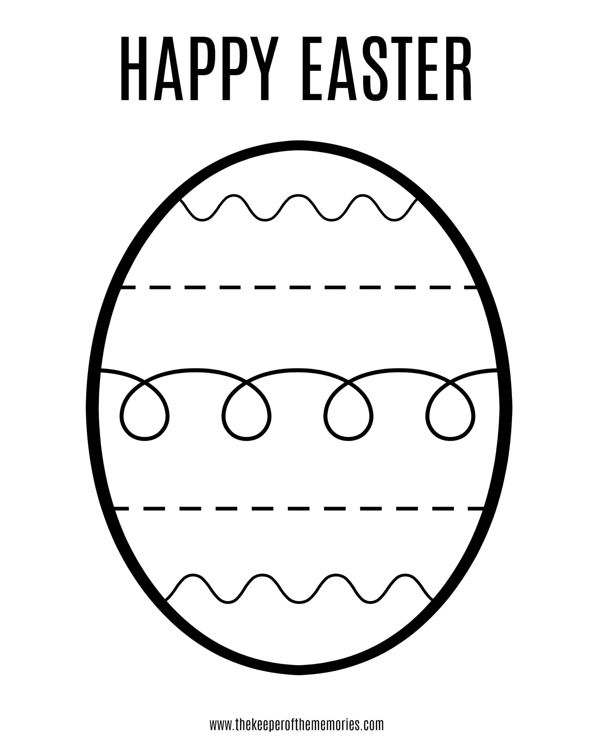 Free Printable Easter Coloring Sheet For Little Kids The Keeper Worksheets Library
