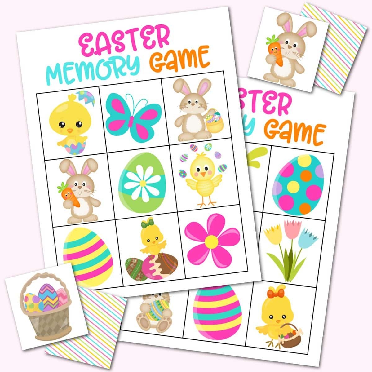 Free Printable Easter Matching Game For Kids Kara Creates