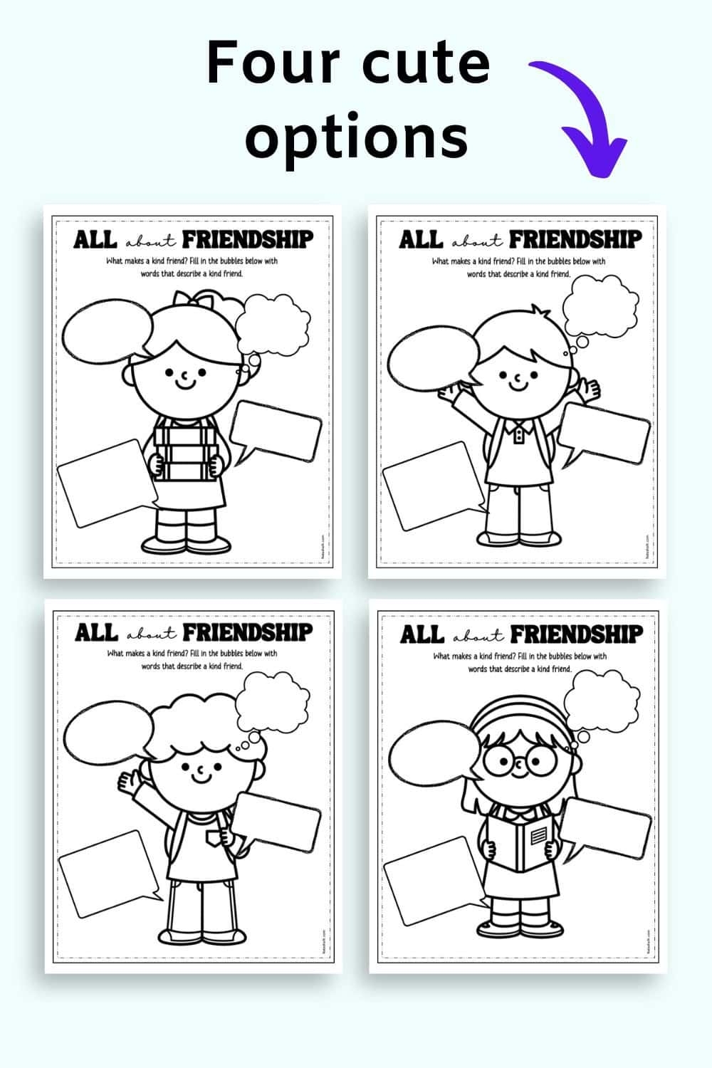 Free Printable Friendship Worksheets For Preschoolers