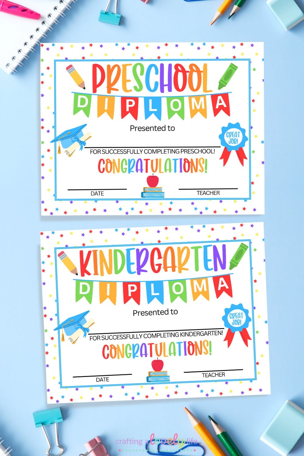 Printable Preschool Diploma Free